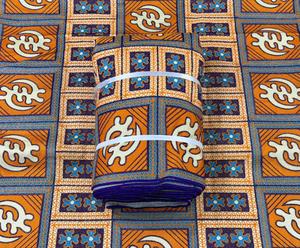 Tissu en coton africain Ankara, textile tissé, tissu à motifs teints pour vêtements et usage domestique - Product Image 2