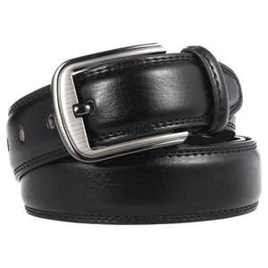 Cinturón de Vestir de Cuero para Hombre, Nuevo y en Oferta, Resistente, Transpirable, con Hebilla de Aleación, Personalizable, el Mejor Cinturón de Cuero Genuino - Product Image 1