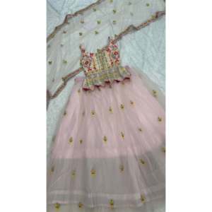 Conjunto elegante de ropa de fiesta para mujer de diseñador Lehenga Choli con hilo de trabajo - Product Image 2