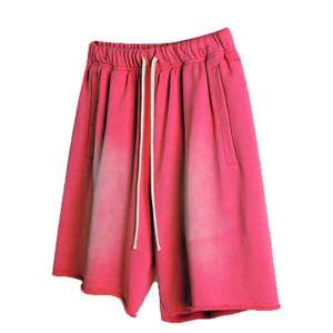 Shorts délavés personnalisés pour hommes, style vintage, en coton, décontractés, pour l'été - Product Image 2