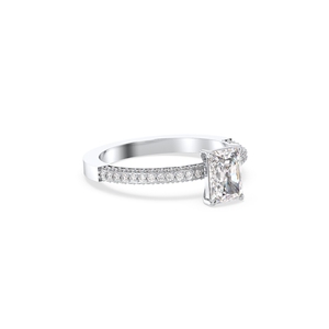 Anillo solitario REYES personalizado de oro sólido de 14 quilates con diamante cultivado en laboratorio HPHT CVD de 1.36 quilates para mujer, joyería de diseño atemporal. - Product Image 3