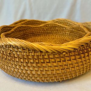 Ensemble de 3 paniers de rangement ronds en rotin, paniers tissés à la main pour l'organisation et la décoration de la maison - Product Image 2