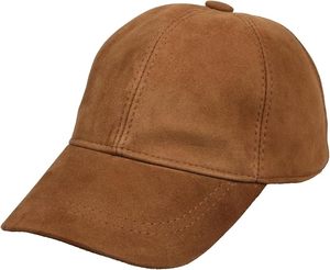 Wholesale <b>Vintage</b> Brown Genuine Leather Baseball <b>Cap</b> for Men and Women - Product Image 2