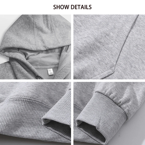 ออกแบบโลโก้ตามสั่ง เสื้อฮู้ดดี้ผ้าฝ้ายลำลองสำหรับทีมงานโฆษณา บริษัท พนักงาน  แบบยูนิเซ็กซ์ ไม่มีลาย - Product Image 2