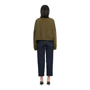 Sudadera con Capucha Extra Grande de Nuevo Diseño para Mujer, 100% Algodón, Forro Polar Térmico, Bordada, Sudadera de Invierno - Product Image 3
