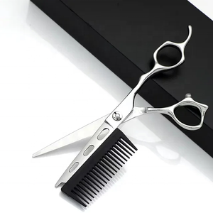 กรรไกรตัดผม Tegra Surgical Barber Scissors Super Cut ใบมีดคมเฉียง ปรับระดับได้ด้วยสกรู  ผิวสัมผัสซาติน บรรจุภัณฑ์แบบกำหนดเอง สำหรับคนถนัดขวา - Product Image 2