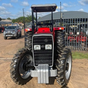 Tracteur agricole professionnel Massey Ferguson 399 à roues motrices 4x4 rouge avec auvent et moteur à transmission par engrenages - Product Image 1