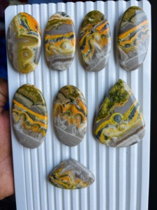 Cabujón de Jaspe Abeja de Calidad Grado AAA, Gema de Jaspe Abeja Hecha a Mano, Pulida y Lisa para la Fabricación de Joyas - Product Image 4