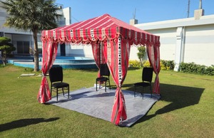 Gazebo Árabe de Lujo, Carpa Tipo Campana 100% Lona de Algodón – Gazebo Impermeable para Glamping, Camping y Eventos - Product Image 3