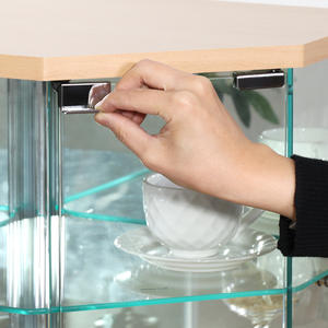 Meuble de présentation de table en verre trempé de style japonais minimaliste moderne TMG-G309-MR, mobilier de maison - Product Image 6