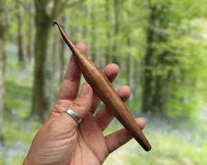 Wooden Handle <b>Sewing</b> Tool <b>Set</b> DIY HandCraft Tool Manufacture Simple Style Knitting Crochet Needle 0.4mm-6.5mm Crochet Hook - Product Image 1