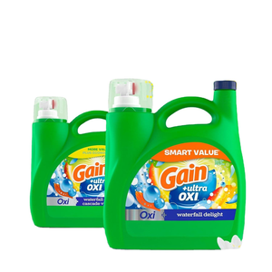 Détergent à lessive liquide Gain Ultra Oxi, 107 lavages, 154 fl oz, parfum Waterfall Delight, 2-en-1, compatible HE - Product Image 6