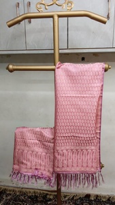 Luxury Brocade Silk Stoles Hand Woven Banarasi Style <b>Shawls</b> Floral Jacquard Evening <b>Wraps</b> Wholesale Bridal Fashion Scarf - Product Image 5