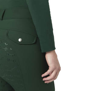 Vêtements d'équitation personnalisés, culottes pour femmes, leggings à taille haute en spandex/nylon, extensibles dans 4 directions, antibactériens, séchage rapide, équitation - Product Image 4