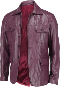 Vestes en cuir élégantes pour hommes de haute qualité à manches longues, design personnalisable en toile, à prix abordables, article phare en gros - Product Image 2