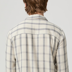 Casual Wear Men T Shirt With Turn <b>Down</b> Collar Comfortable & Relaxed Fit And Full Sleeve Checked Design With Logo For Bulk Buyers - Product Image 5