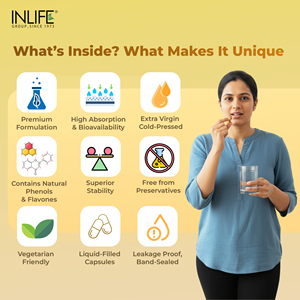 Cápsulas de aceite de semilla negra orgánico prensado en frío, 500 mg, aceite de semilla de Kalonji (Nigella Sativa), cápsulas de aceite herbal de origen vegetal - Product Image 3