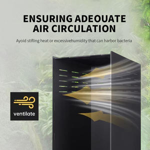 Terrarium pour reptiles en PVC noir, porte avant ouverte, <span class=keywords><strong>cage</strong></span> de forêt tropicale, habitat pour reptiles, boîte pour reptiles, enclos pour reptiles arboraux, pour geckos et grenouilles - Product Image 4