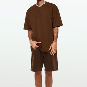 T-shirt Oversize 230g 100% Coton, Col Rond, Manches Courtes, Grammage Lourd, Vierge, Streetwear Personnalisé pour Homme - Product Image 4