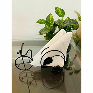 Akriti ที่ใส่กระดาษชำระสำหรับงานศิลปะทองเหลืองกล่องใส่กระดาษทิชชู่สีดำสำหรับรถลากที่ใส่กระดาษทิชชู่โลหะแบบพรีเมี่ยม - Product Image 1