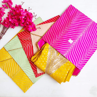 Sari traditionnel en soie en gros pour femmes, réversible, léger, cadeau de mariage indien et cadeau pour demoiselle d'honneur