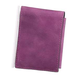 Portefeuille en cuir antivol RFID avec fenêtre d'identification transparente, couleur et taille personnalisables, vente en gros, fonctionnel, porte-cartes RFID pliable - Product Image 2