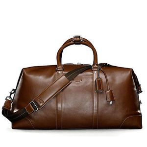 Unisex Luxury Nylon Duffle Bag Large Capacity Zipper Closure Travel Storage Daily Use Brown <b>Soft</b> Handle - Product Image 1