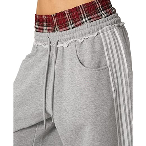 Made Pakistan Men's High Waist Casual Baggy Oversized Breathable Acid Wash Sweatpants Premium Polyester/Cotton Material - Product Image 2