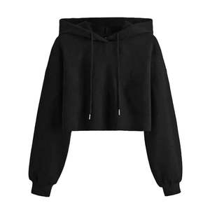 Ensemble de survêtement d'hiver pour femme de qualité supérieure, avec logo personnalisé, sweat à capuche uni avec cordon de serrage et pantalon de survêtement, style streetwear décontracté, 100% coton - Product Image 1