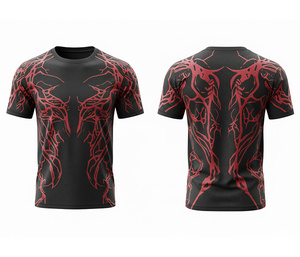 OEM Custom Printed Sublimation T-Shirt Design | <b>Men</b> Women Youth Sizes | Lightweight Quick Dry Training Sportswear Wholesale - Product Image 1