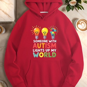 Sudaderas casuales de mujer autista luz autista - Product Image 1