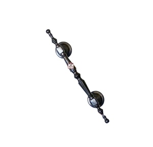 Laiton grande poignée de traction Design Vintage rosace ronde porte en bois longue traction laiton Antique tirer poignées de porte pour porte commerciale - Product Image 1