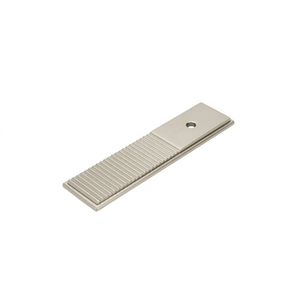 Modern Bronze Rectangle Back-plate Furniture Handle with Knurle Design Drawer Pull Durable Cabinet Knob for Home Office Dresser - Product Image 2