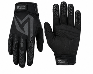 Premium Black Motocross Gloves <b>Motorcycle</b> Riding Racing Gloves Full Finger Protective Sports Gear Breathable Non Slip <b>Grips</b> Plus - Product Image 4