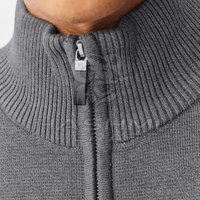 Sweat-shirt à col zippé pour homme de qualité supérieure, tissu en polaire doux, chaud et confortable, pull décontracté d'hiver pour un usage quotidien