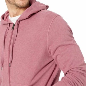 Sweat-shirt à capuche zippé en molleton français de qualité supérieure avec logo personnalisé, 100% coton, épais pour l'hiver, prix bas pour homme - Product Image 4