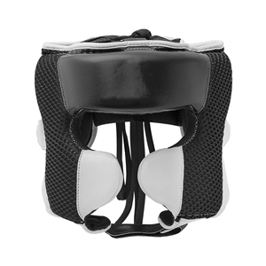 New Premium Full Face <b>Head</b> Guard <b>Training</b> Wear Durable Leather & PU Material Eco-Friendly Protective Gear Sparring Fitness - Product Image 1