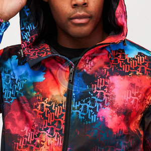 Veste coupe-vent haute performance avec col montant et logo frontal, vêtement d'extérieur respirant et écologique pour les activités hivernales - Product Image 6