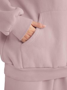 Customizable Girls Cozy Hoodie and Trouser <b>Set</b> Soft Fabric Warm Tracksuit Comfortable Stylish Loungewear for Winter Bulk Sales - Product Image 6