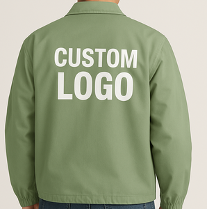 เสื้อโค้ชผู้ชายแบบเรียบง่าย พร้อมบริการพิมพ์โลโก้และปักลายตามสั่ง เสื้อโค้ชผู้ชายสำหรับฤดูหนาว น้ำหนักเบา กันลม ระบายอากาศได้ดี - Product Image 2