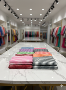 Vestidos de Tela de Algodón Popelín Peinado, Ligeros, Transpirables, Absorbentes de Humedad, Ecológicos y Orgánicos, Estampados para Niñas y Niños - Product Image 2