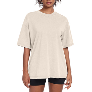 Camisetas Oversize para Mujer al por Mayor, Tejido de Alta Calidad, Personalizables, con Hombros Caídos, Ropa Urbana - Product Image 2