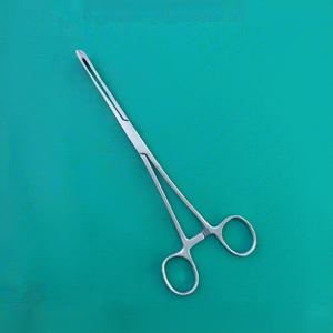 คีมหนีบมดลูกสำหรับผ่าตัดสัตว์  ทำจากสแตนเลส  ขนาด 8 นิ้ว  ใช้ซ้ำได้ - Product Image 5