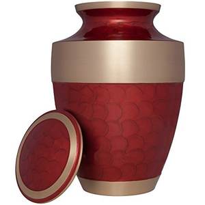 Urna Funeraria de Latón de Primera Calidad para Adultos, 200 Cubos Cúbicos, para Guardar Cenizas Humanas, Precio Económico al por Mayor, Urna de Metal para Adultos Más Vendida - Product Image 1