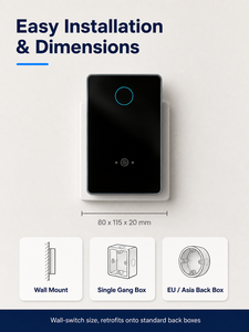 Lecteur de cartes de contrôle d'accès intelligent sans contact et à code QR multi-technologies pour protocole Wiegand, distance de lecture de 8 cm, IP65 - Product Image 5