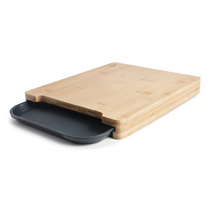 Tagliere in bambù Collect Home con vassoio 12x16 pollici per uso in cucina - Product Image 1
