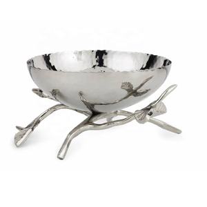 Cuenco para servir de acero inoxidable y latón, cuenco para nueces de acero inoxidable hecho a mano, decoración perfecta para la cocina del hogar, precio al por mayor - Product Image 3