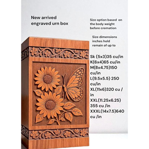 High-End Wooden Cremation Urn with Gloss Coating Custom Handmade Wooden Urn Manufacturer Supply by AYAANS - Product Image 6
