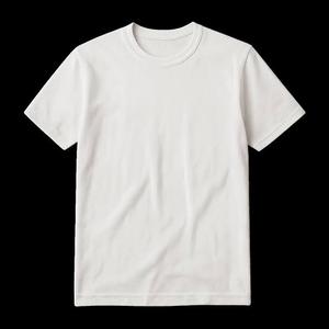 T-shirt décontracté pour homme à manches courtes en mélange de coton blanc, tricoté, écologique, imprimé sérigraphié sur le devant, personnalisé, respirant, doux et confortable - Product Image 3