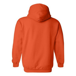 Classic Fit Men's Hoodies <b>Sweatshirts</b> Breathable Heavy Blend Cotton Fleece Various Colors Orange Winter 3D Embroidered - Product Image 2